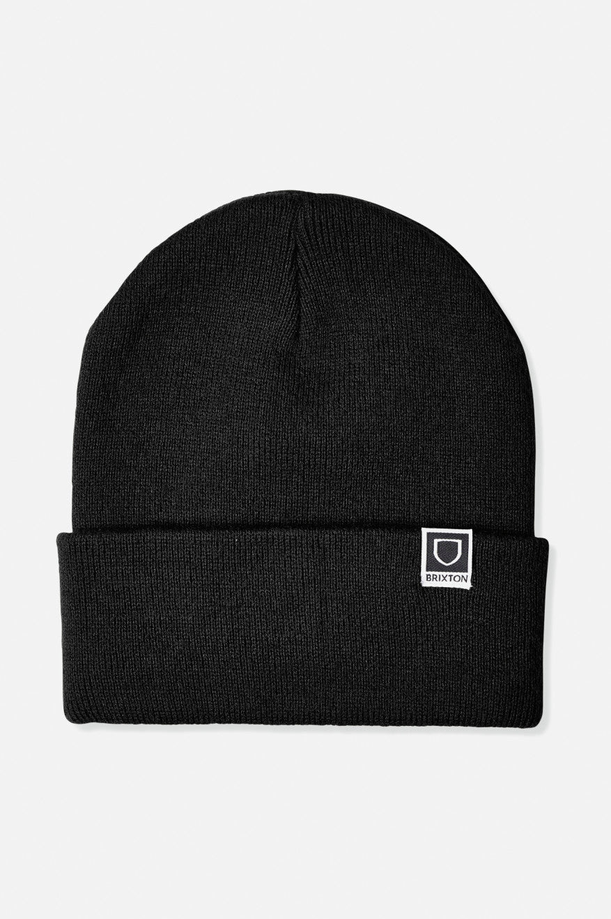 Czapki Beanie Damskie Brixton Harbor Beta Watch Cap Czarne | NIUMR-3407