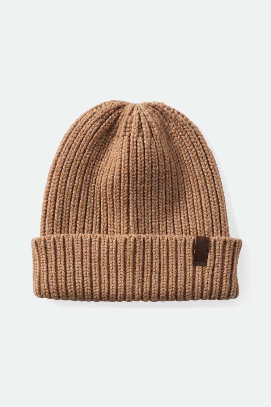 Czapki Beanie Damskie Brixton Heist Reserve Cashmere Beżowe | ZVIJO-4201