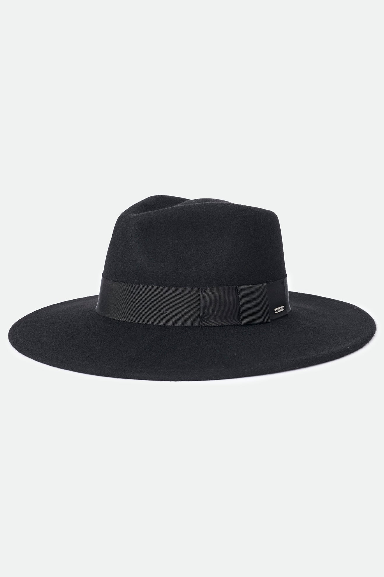 Czapki Damskie Brixton Joanna Felt Hat Czarne | JBOVF-8792