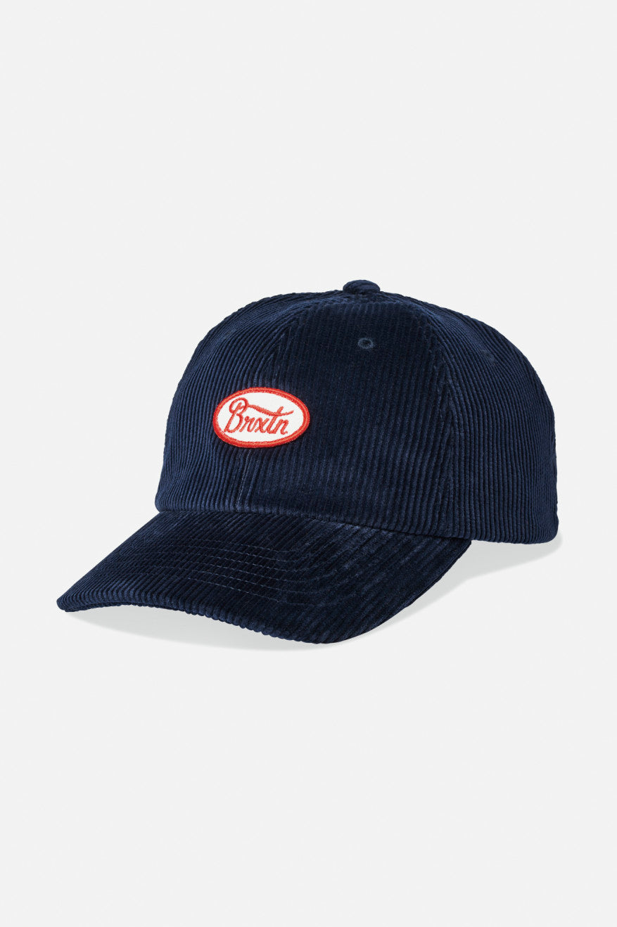 Czapki Męskie Brixton Parsons LP Cap Granatowe | BYNQS-0158