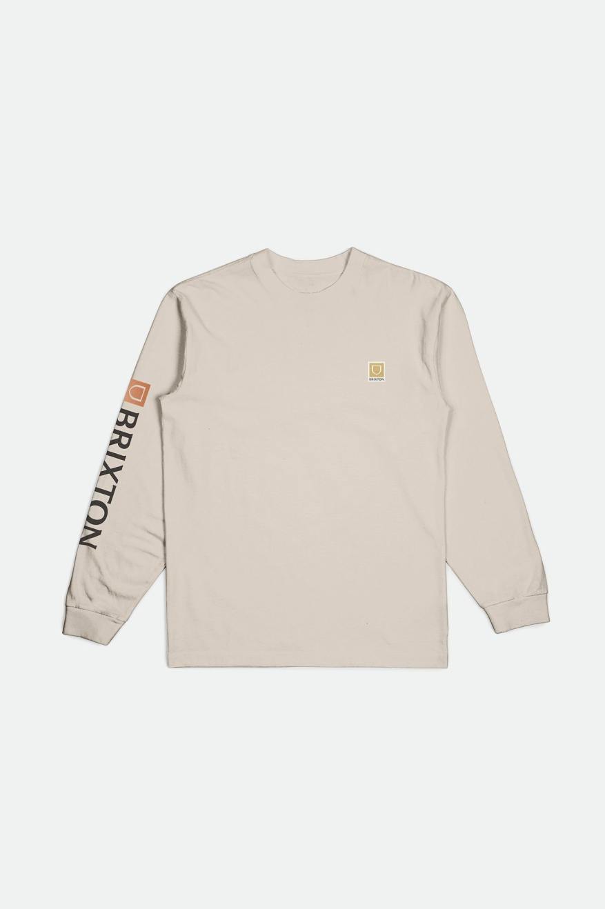 Najfatalniejszy Męskie Brixton Beta II L/S Standard Kremowe | MJCOP-5123