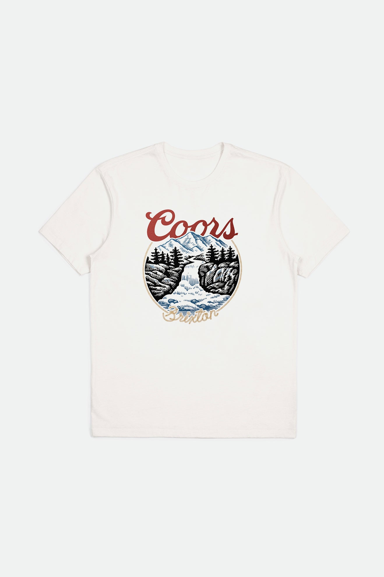 Najfatalniejszy Męskie Brixton Coors Rocky S/S Tailored Białe | NVYHQ-2610