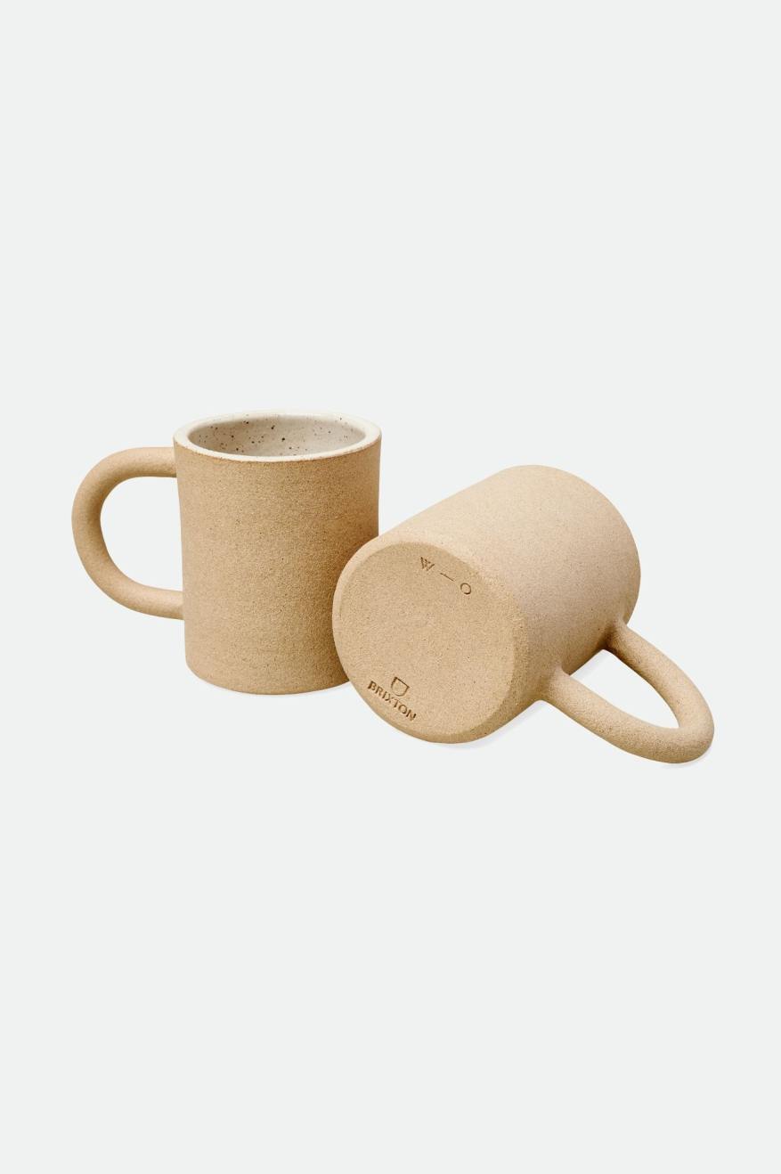 Akcesoria Unisex Brixton O-M Hand Crafted Ceramiczny Mug Beżowe | JSQEO-6917