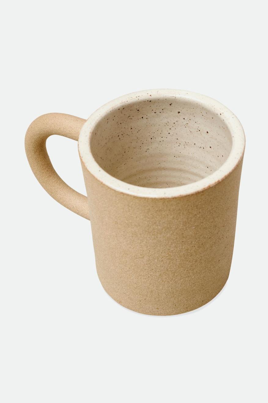 Akcesoria Unisex Brixton O-M Hand Crafted Ceramiczny Mug Beżowe | JSQEO-6917