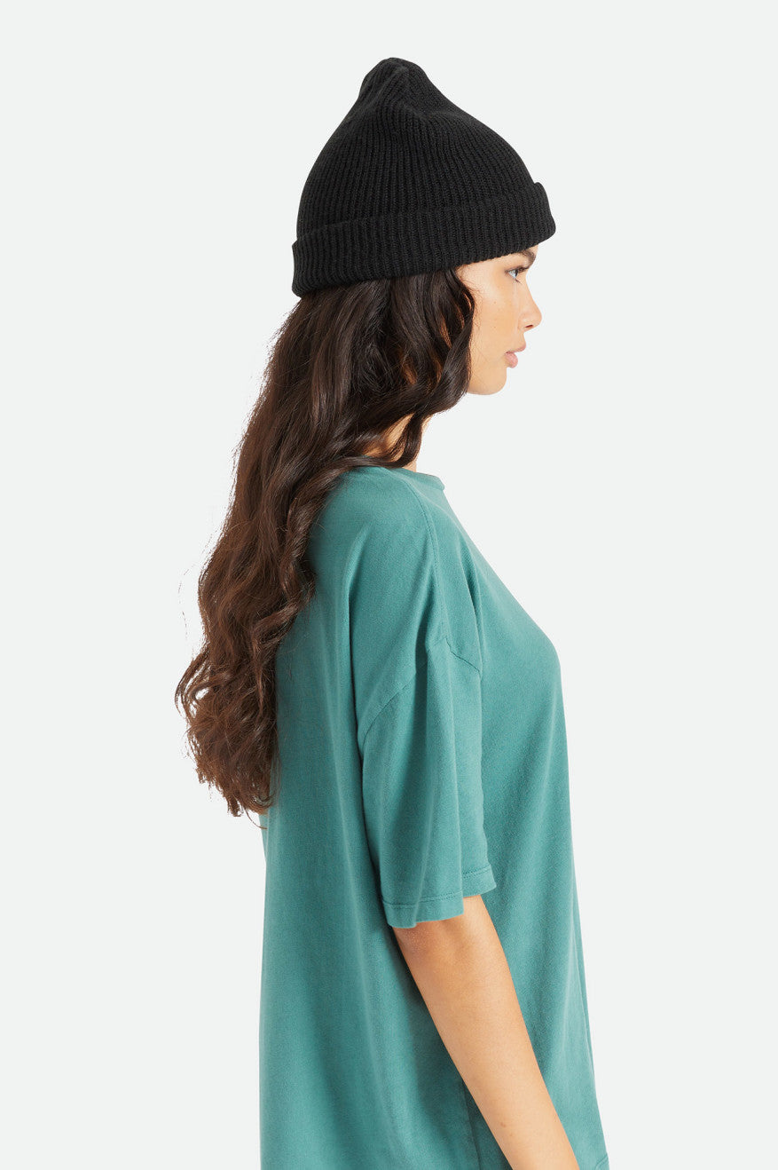 Czapki Beanie Damskie Brixton Heist Czarne | CZVFL-9241