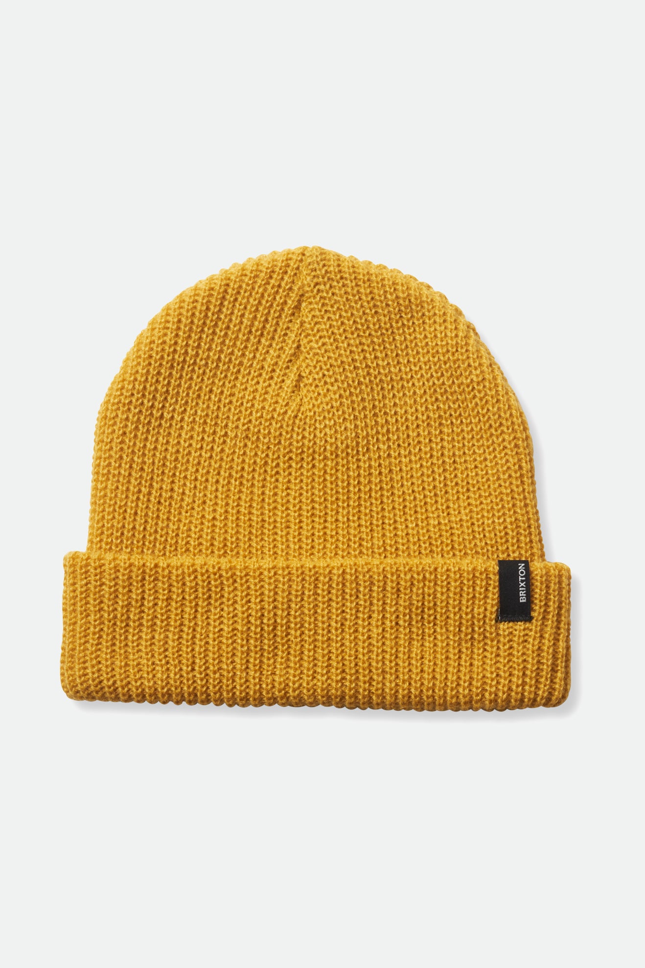 Czapki Beanie Damskie Brixton Heist Musztardowe | VEBYR-3046