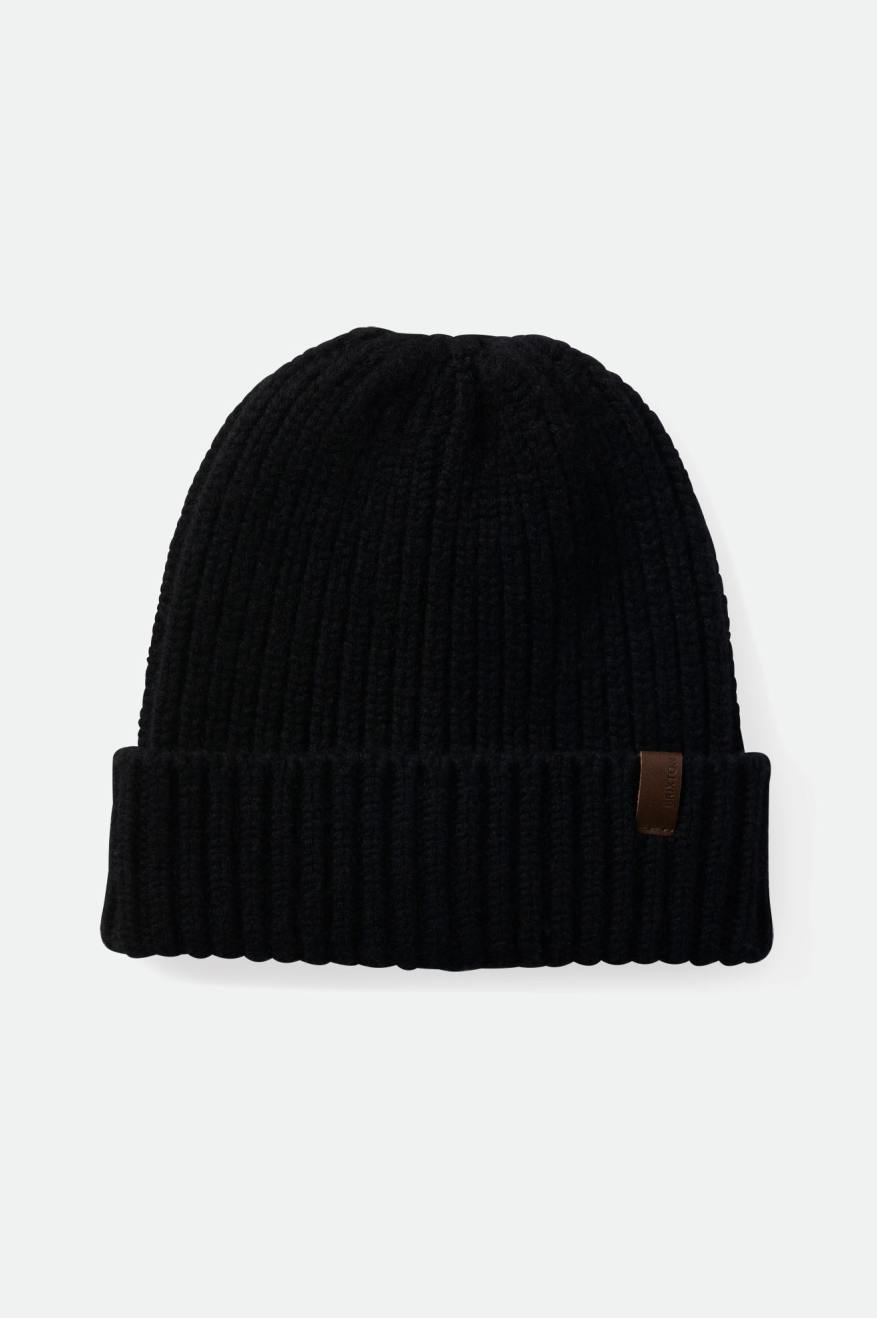 Czapki Beanie Damskie Brixton Heist Reserve Cashmere Czarne | IFGEN-7356