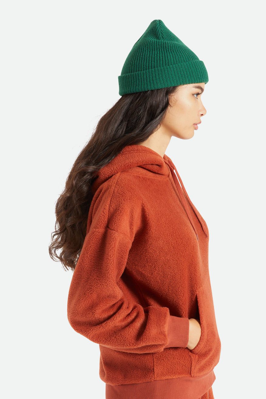 Czapki Beanie Damskie Brixton Heist Zielone | IMZQN-2679