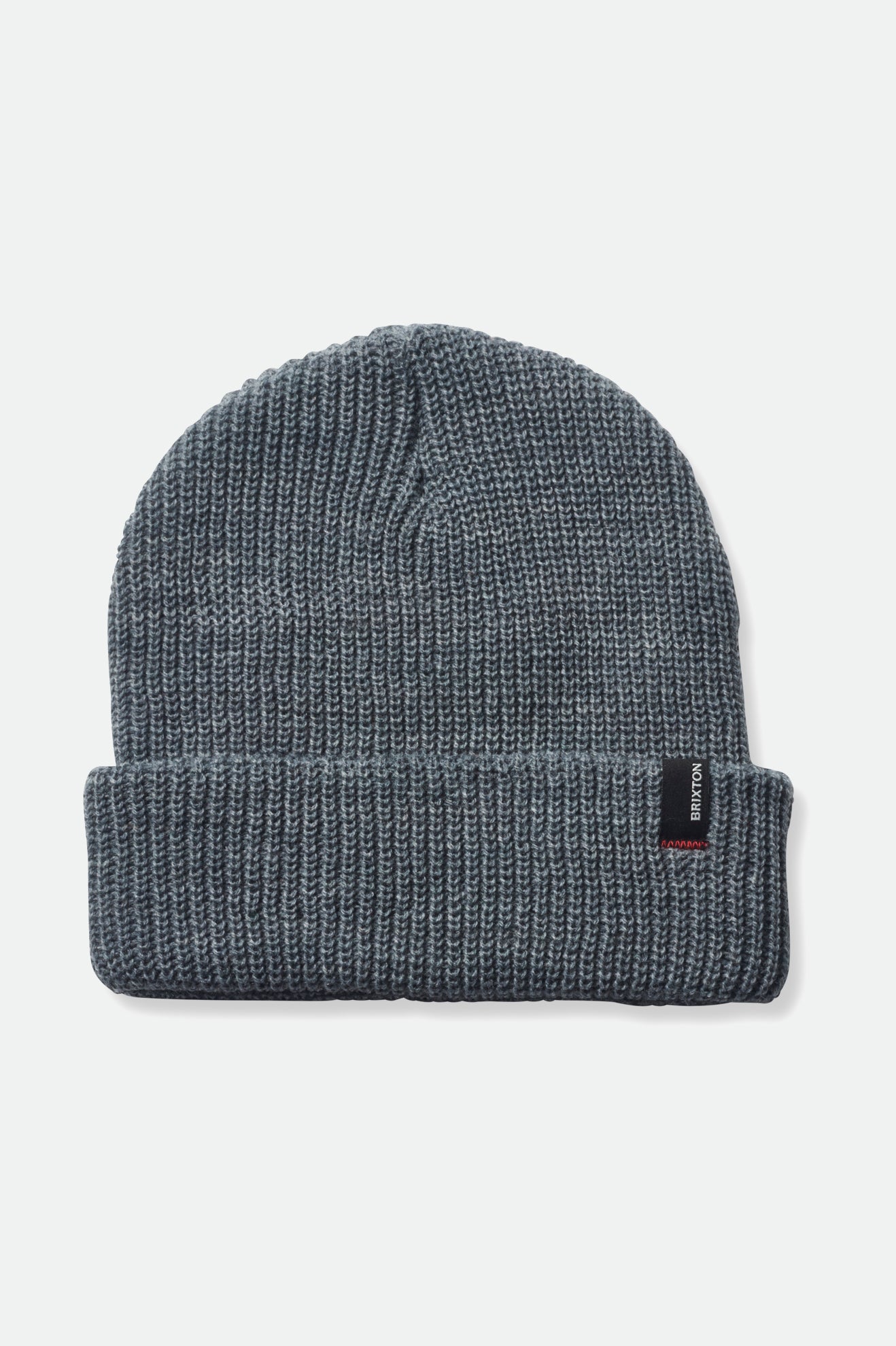 Czapki Beanie Męskie Brixton Heist Szare | WROUB-1478