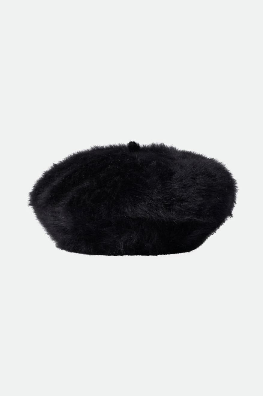 Czapki Damskie Brixton Audrey II Beret Czarne | PTLYR-8672