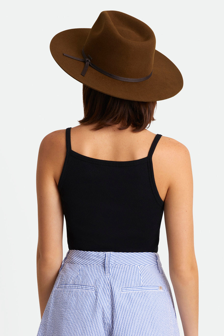 Czapki Damskie Brixton Cohen Cowboy Hat Kawa | MWYGJ-8296