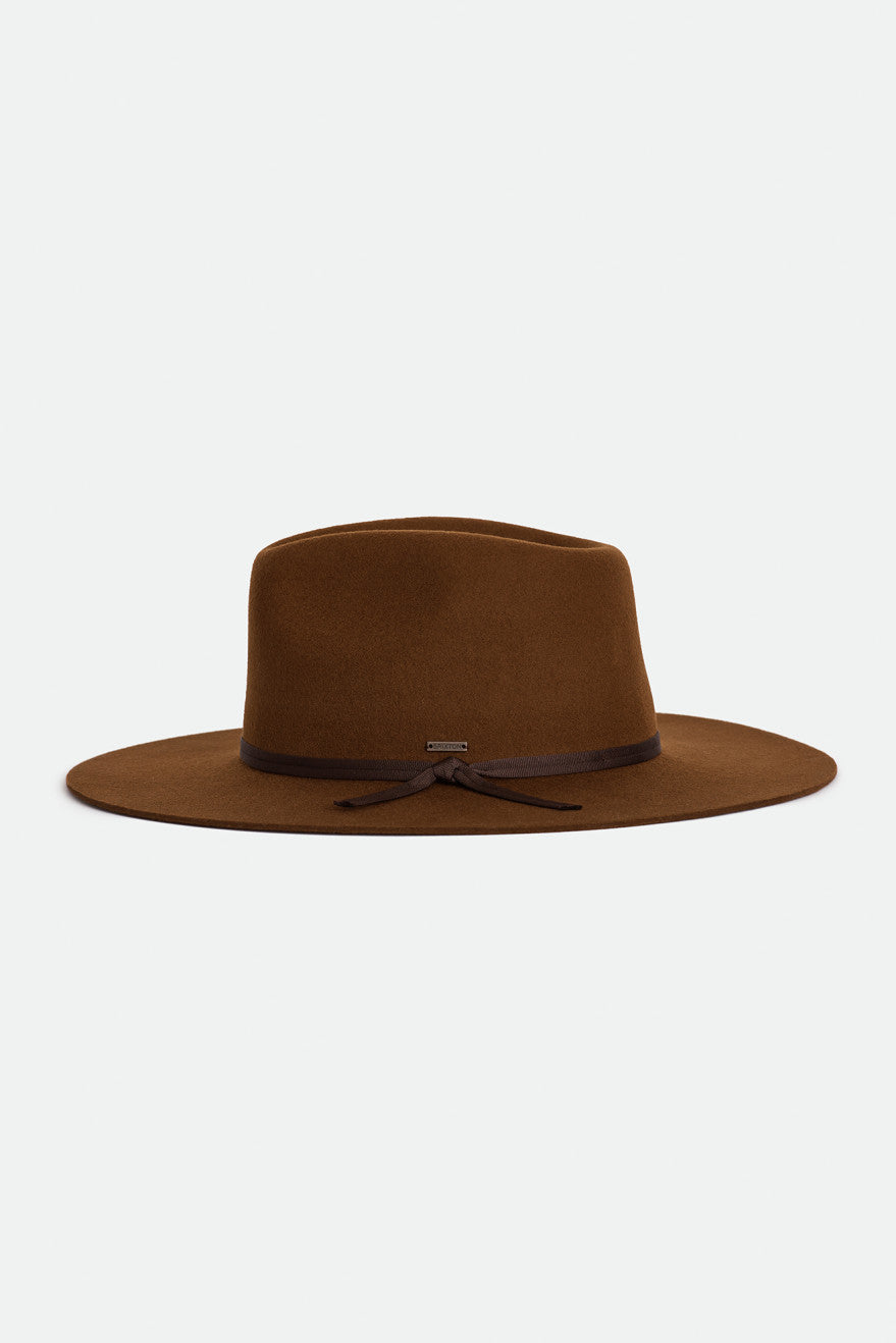 Czapki Damskie Brixton Cohen Cowboy Hat Kawa | MWYGJ-8296