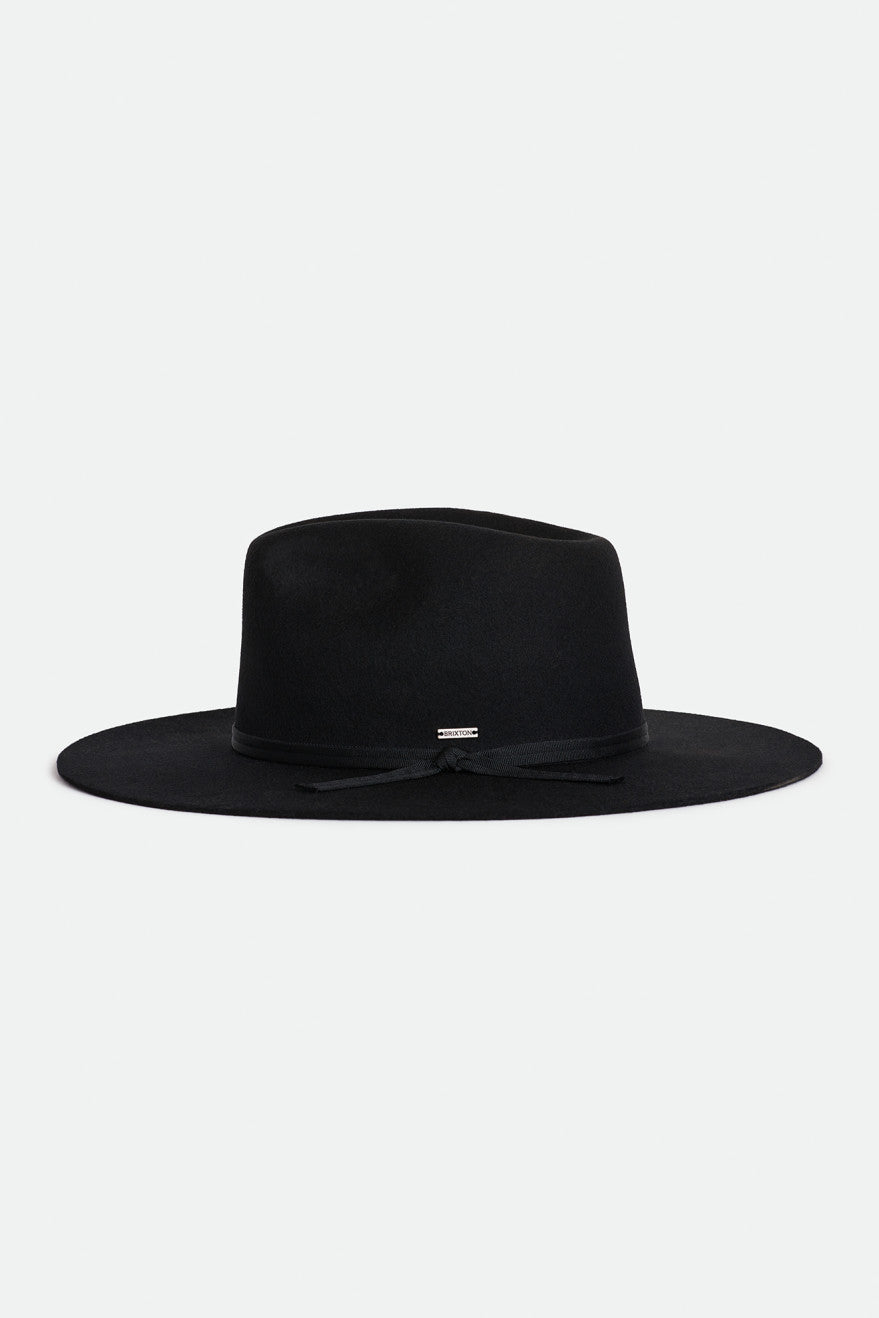 Czapki Damskie Brixton Cohen Cowboy Hat Czarne | SLUOE-0817