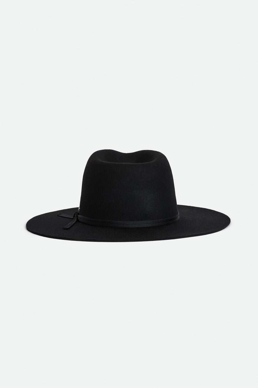 Czapki Damskie Brixton Cohen Cowboy Hat Czarne | SLUOE-0817