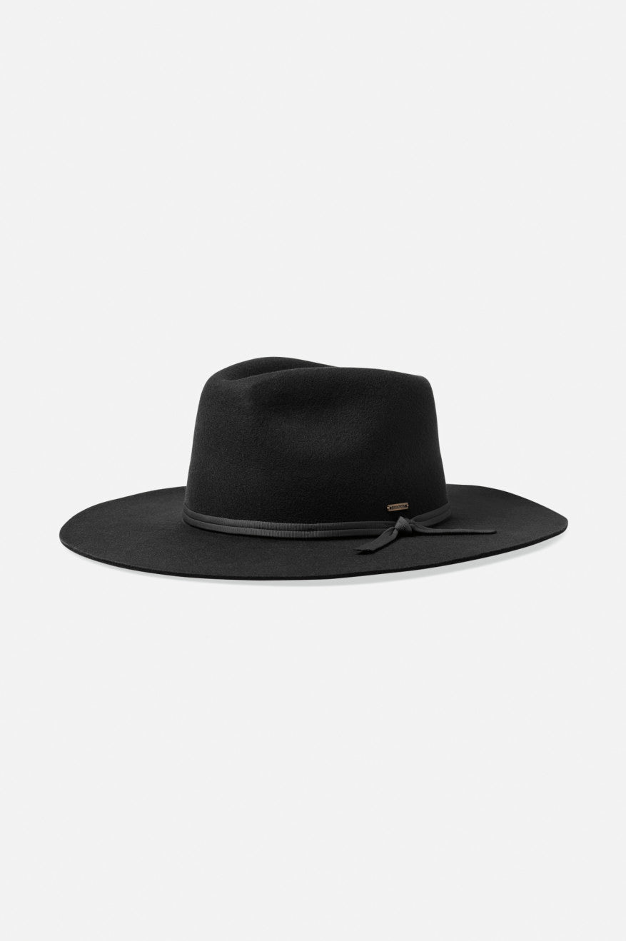 Czapki Damskie Brixton Cohen Cowboy Hat Czarne | SLUOE-0817