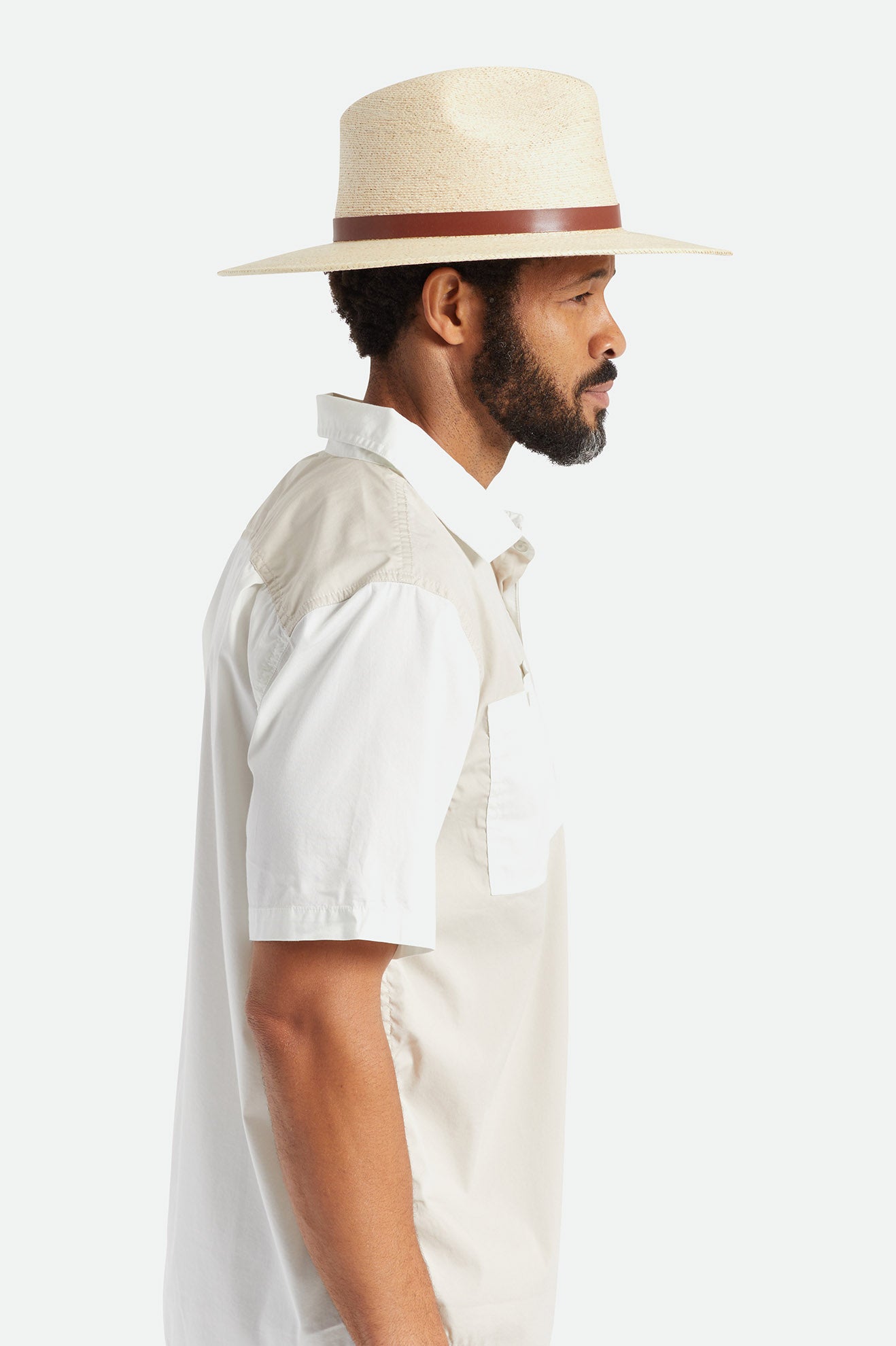 Czapki Damskie Brixton Field Proper Straw Hat Beżowe | USTAE-0364