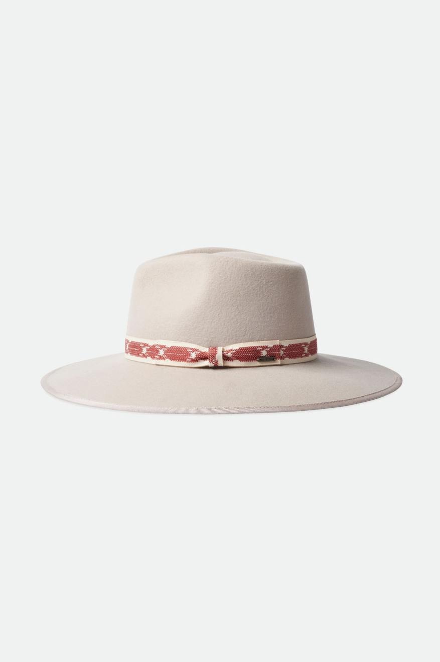 Czapki Damskie Brixton Jo Rancher Hat Beżowe | BADQP-5847