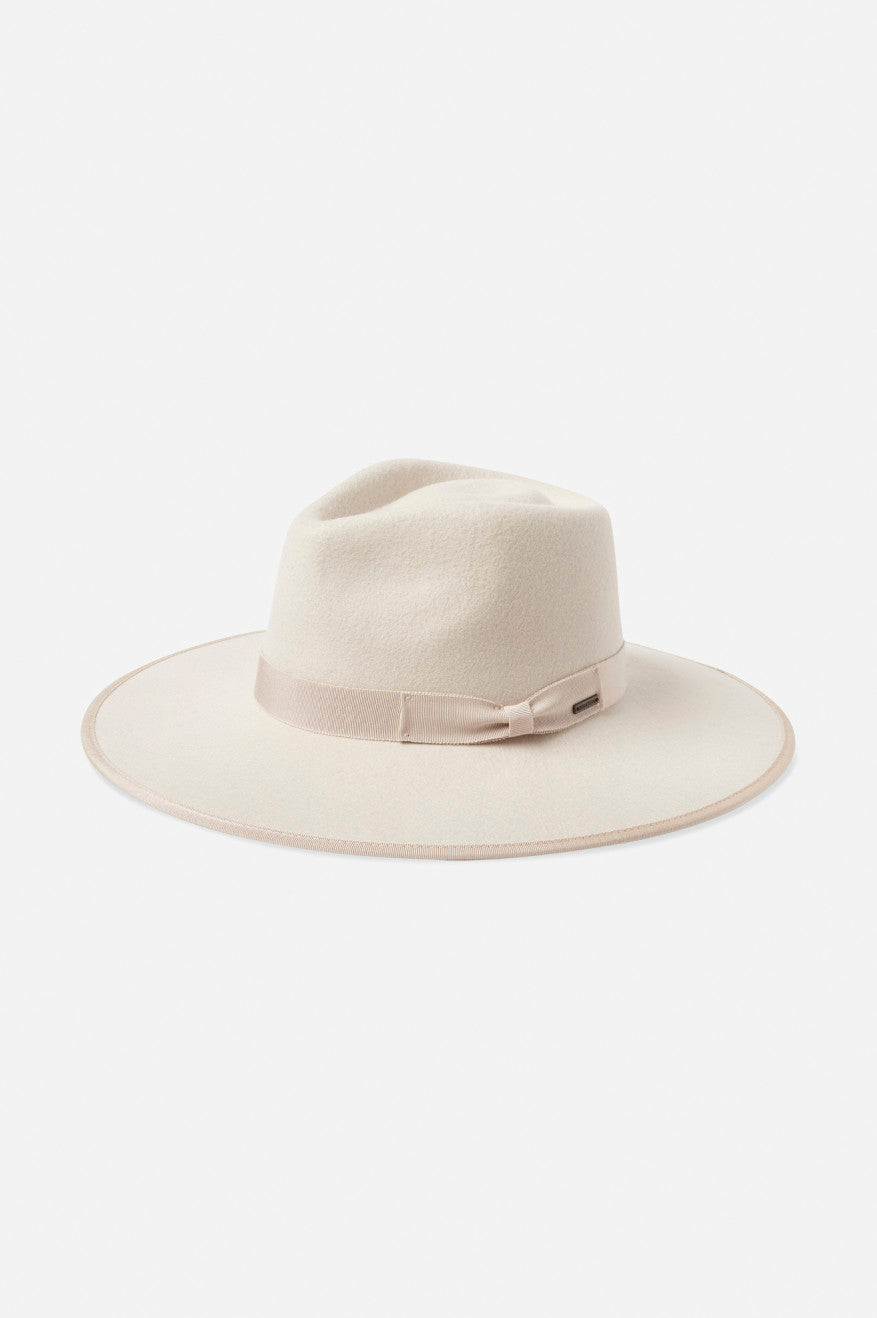 Czapki Damskie Brixton Jo Rancher Hat Białe | KYTBP-7314