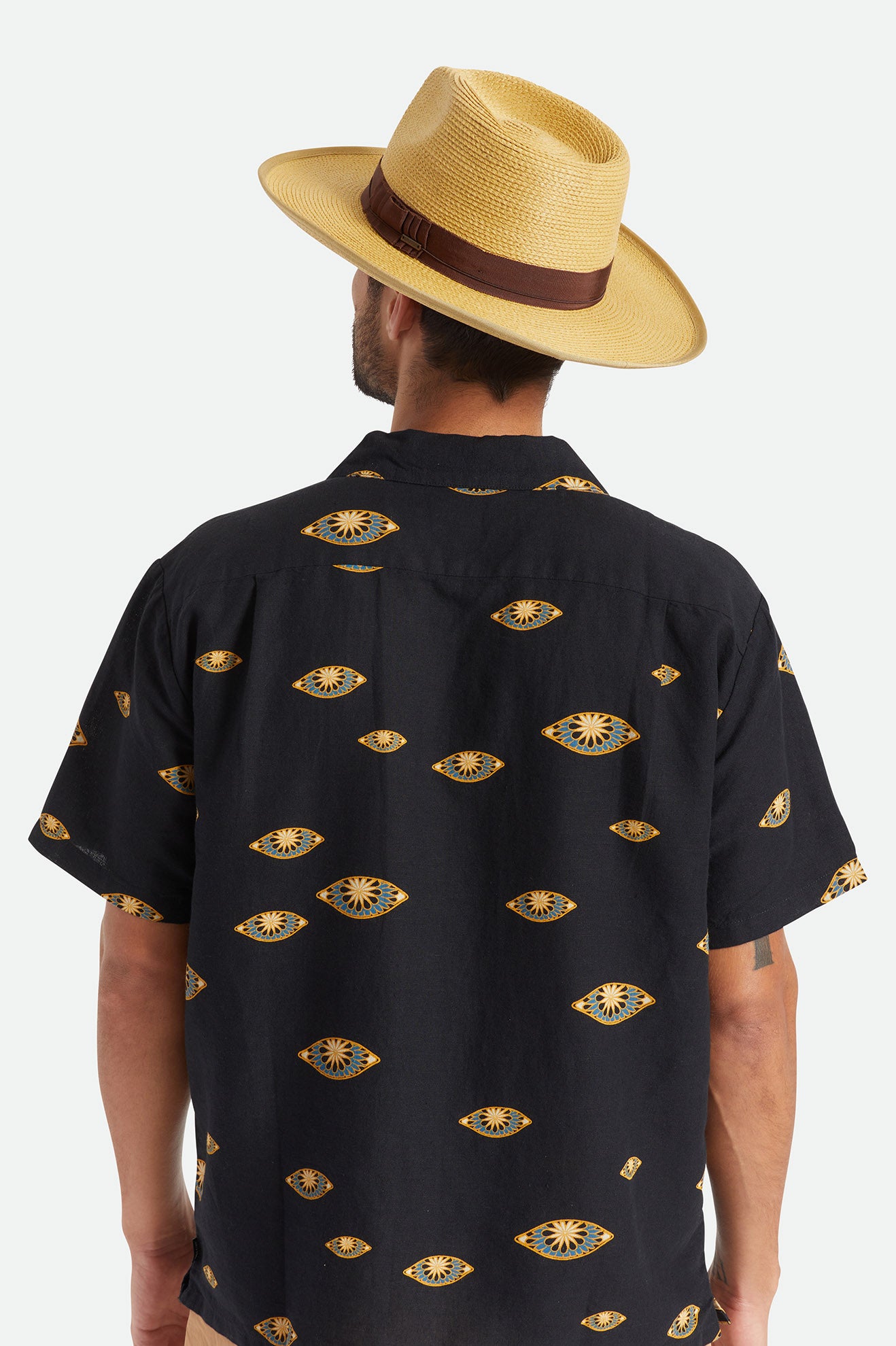 Czapki Damskie Brixton Reno Straw Hat Brązowe | TQOJP-2860