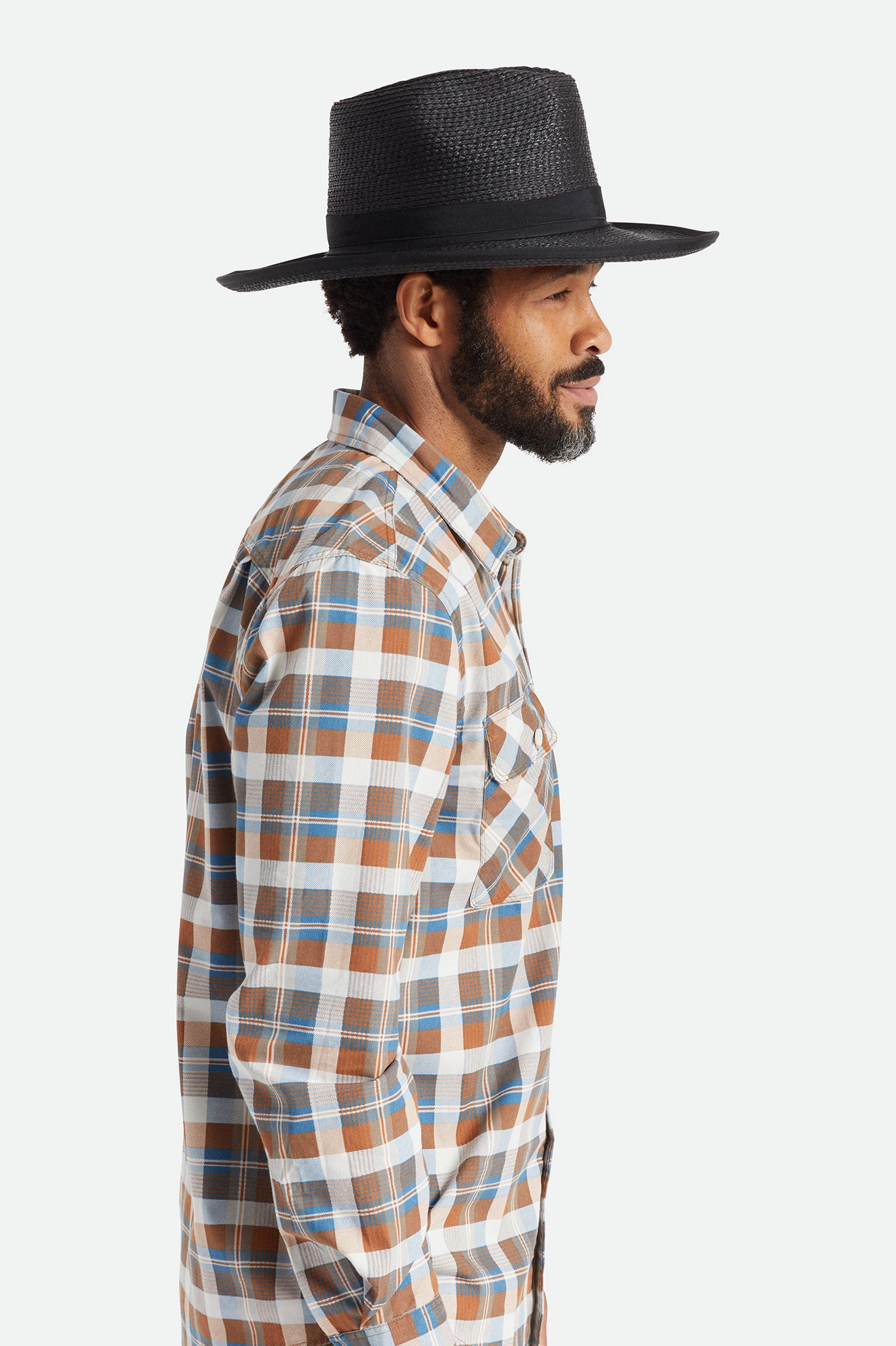 Czapki Damskie Brixton Reno Straw Hat Czarne | ZFUYB-5643