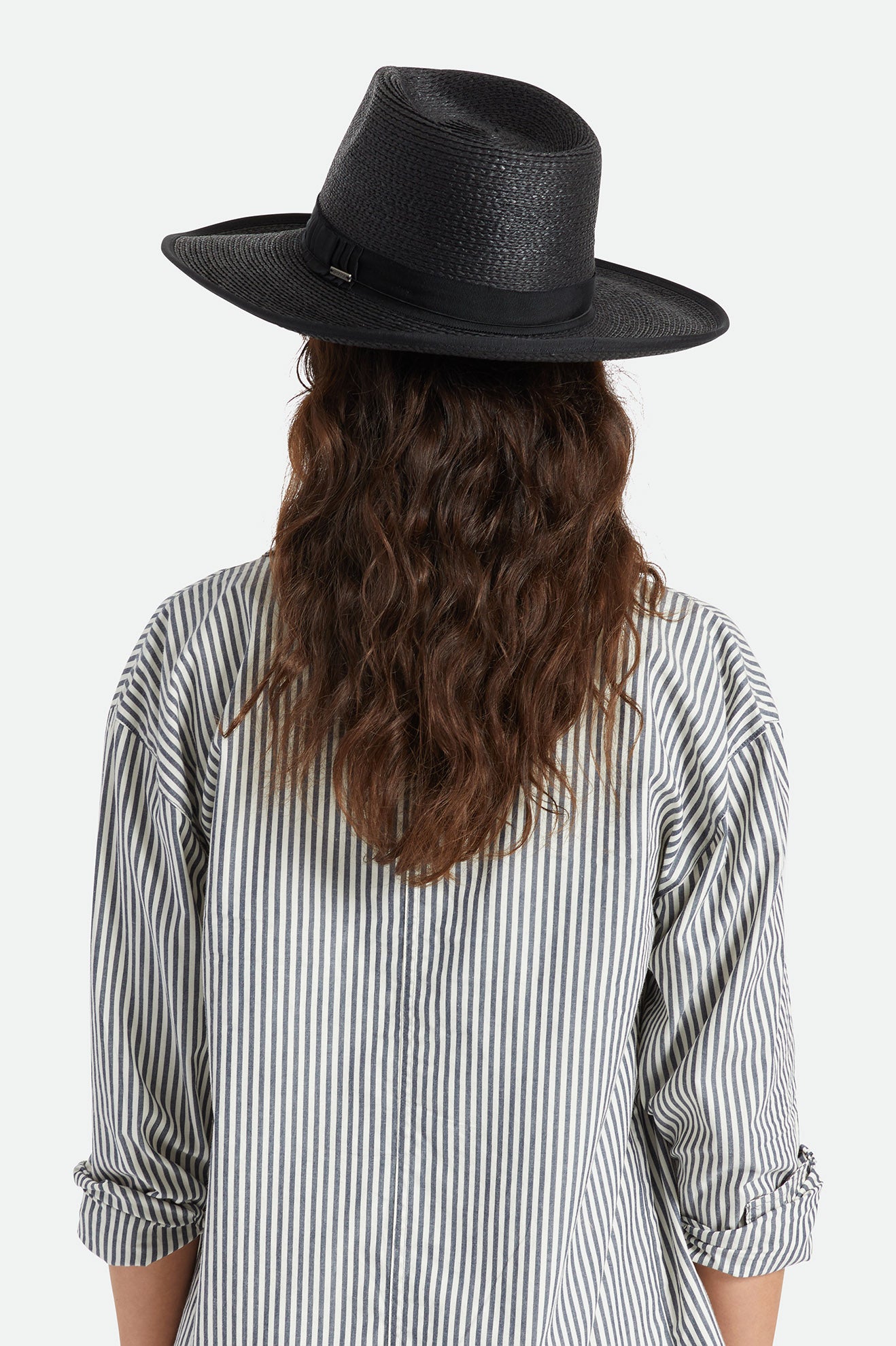 Czapki Damskie Brixton Reno Straw Hat Czarne | ZFUYB-5643