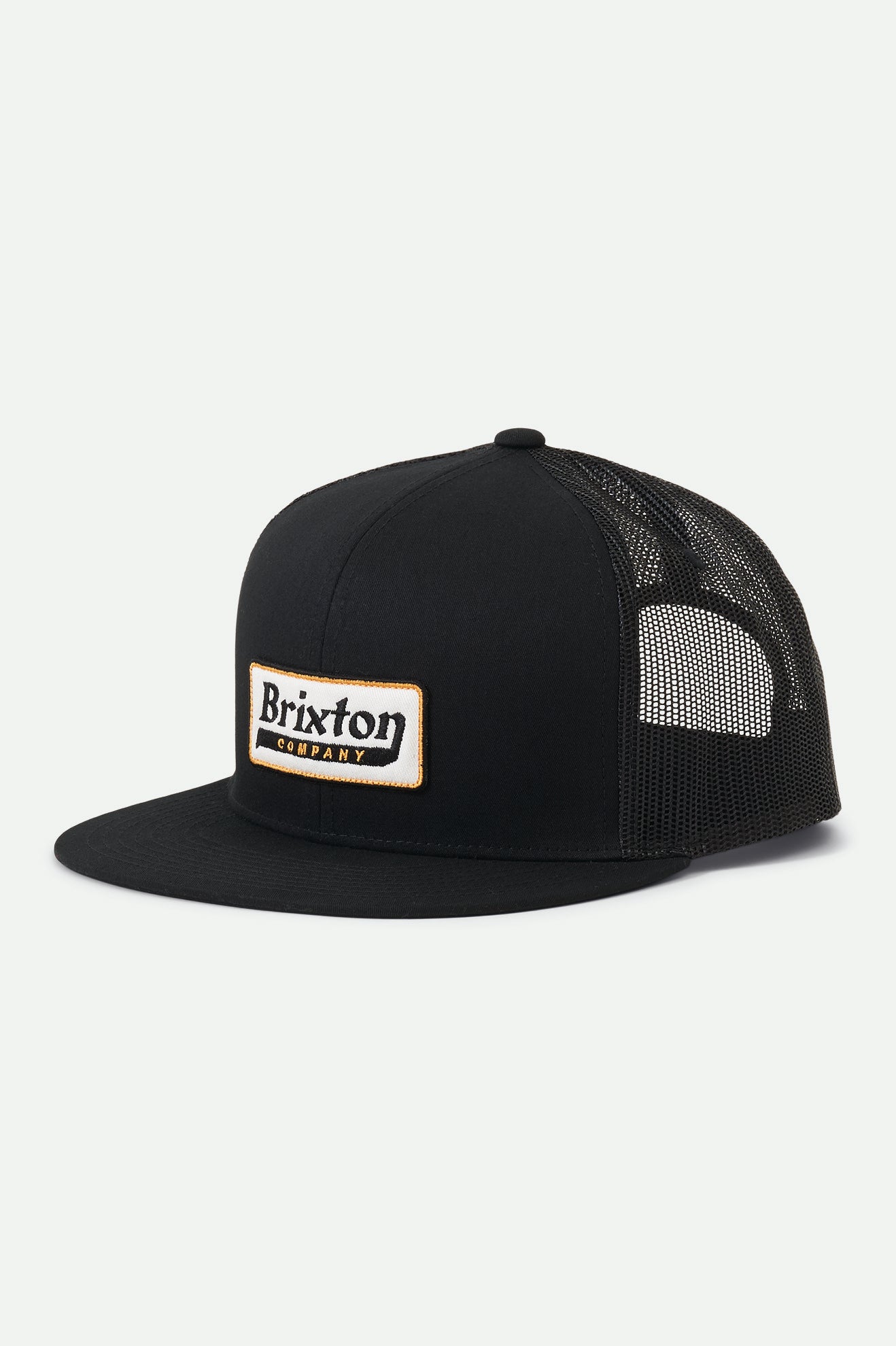 Czapki Męskie Brixton Steadfast HP Mesh Cap Czarne | RUFWO-6352