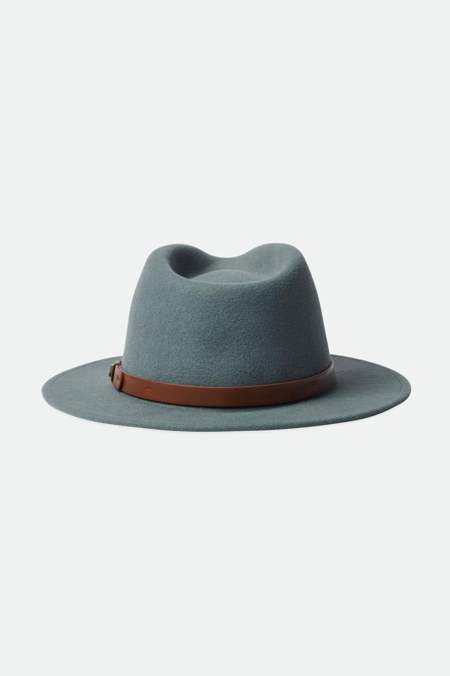 Fedory Damskie Brixton Messer Fedora Niebieskie | PYIWV-4231