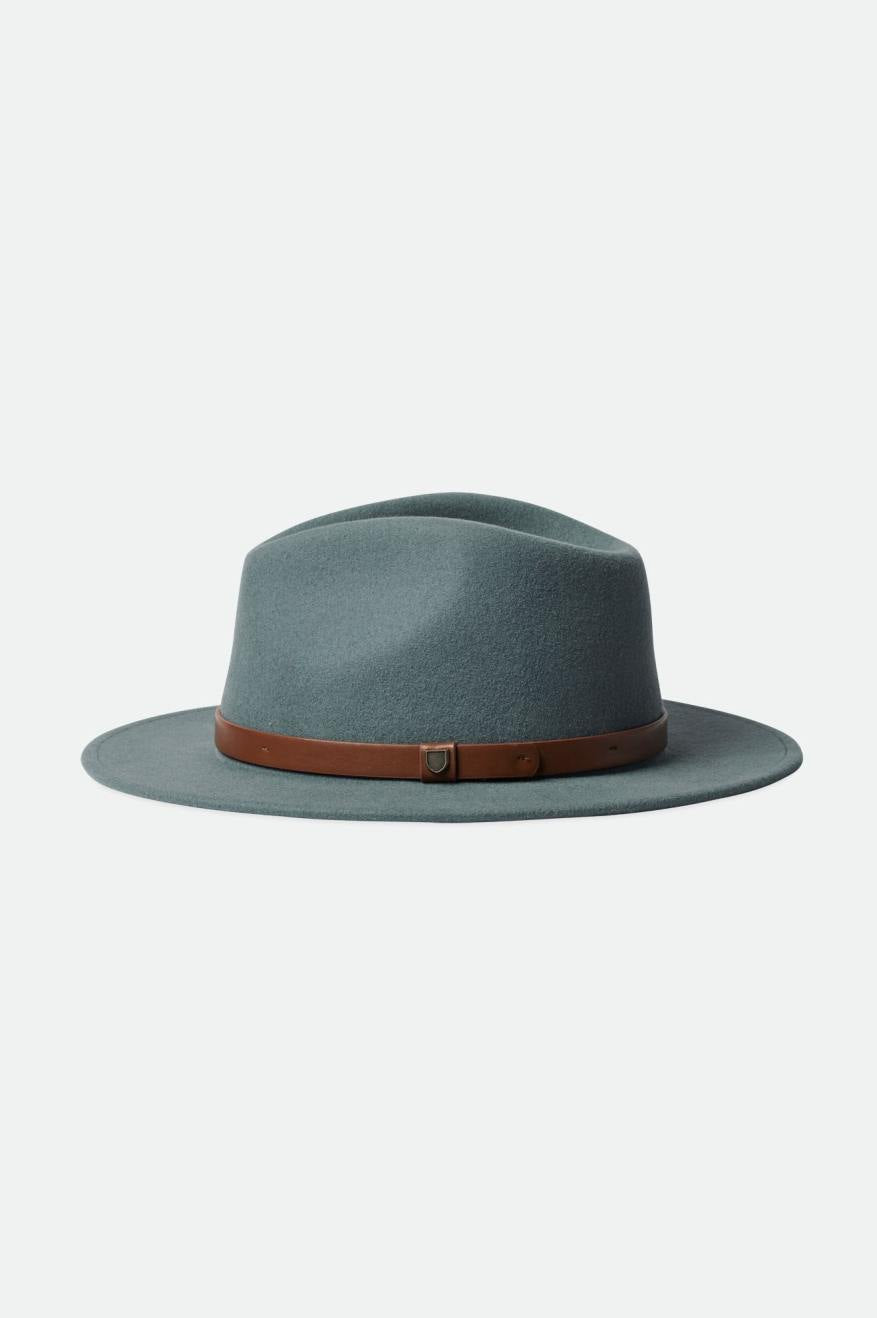 Fedory Damskie Brixton Messer Fedora Niebieskie | PYIWV-4231