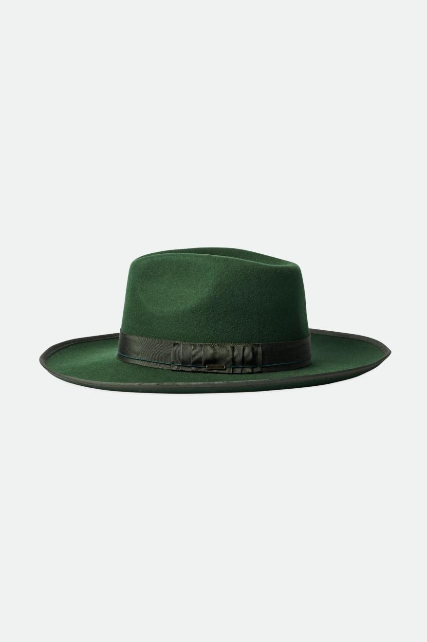 Fedory Damskie Brixton Reno Fedora Zielone | JCBYV-7908