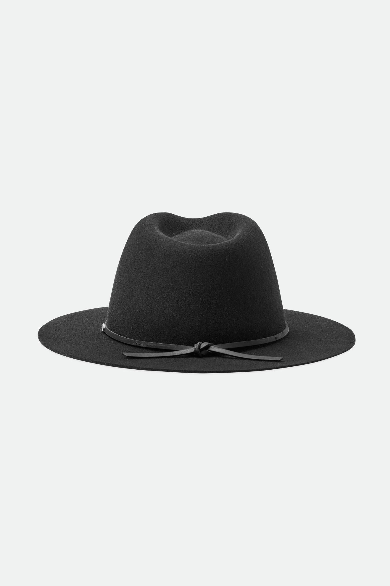 Fedory Damskie Brixton Wesley Fedora Czarne | FCKYB-5194