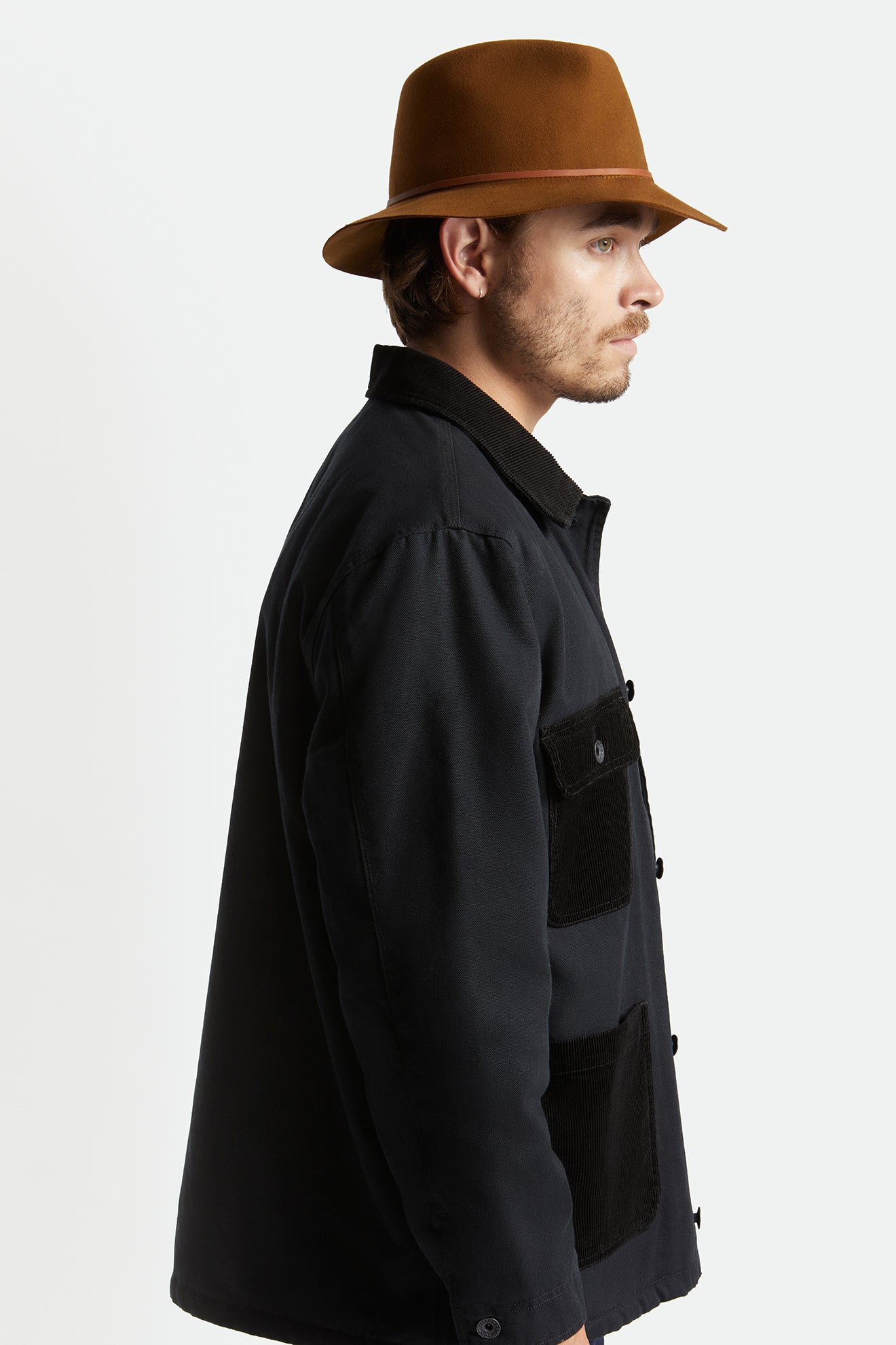 Fedory Damskie Brixton Wesley Packable Fedora Kawa | LOFVX-8362