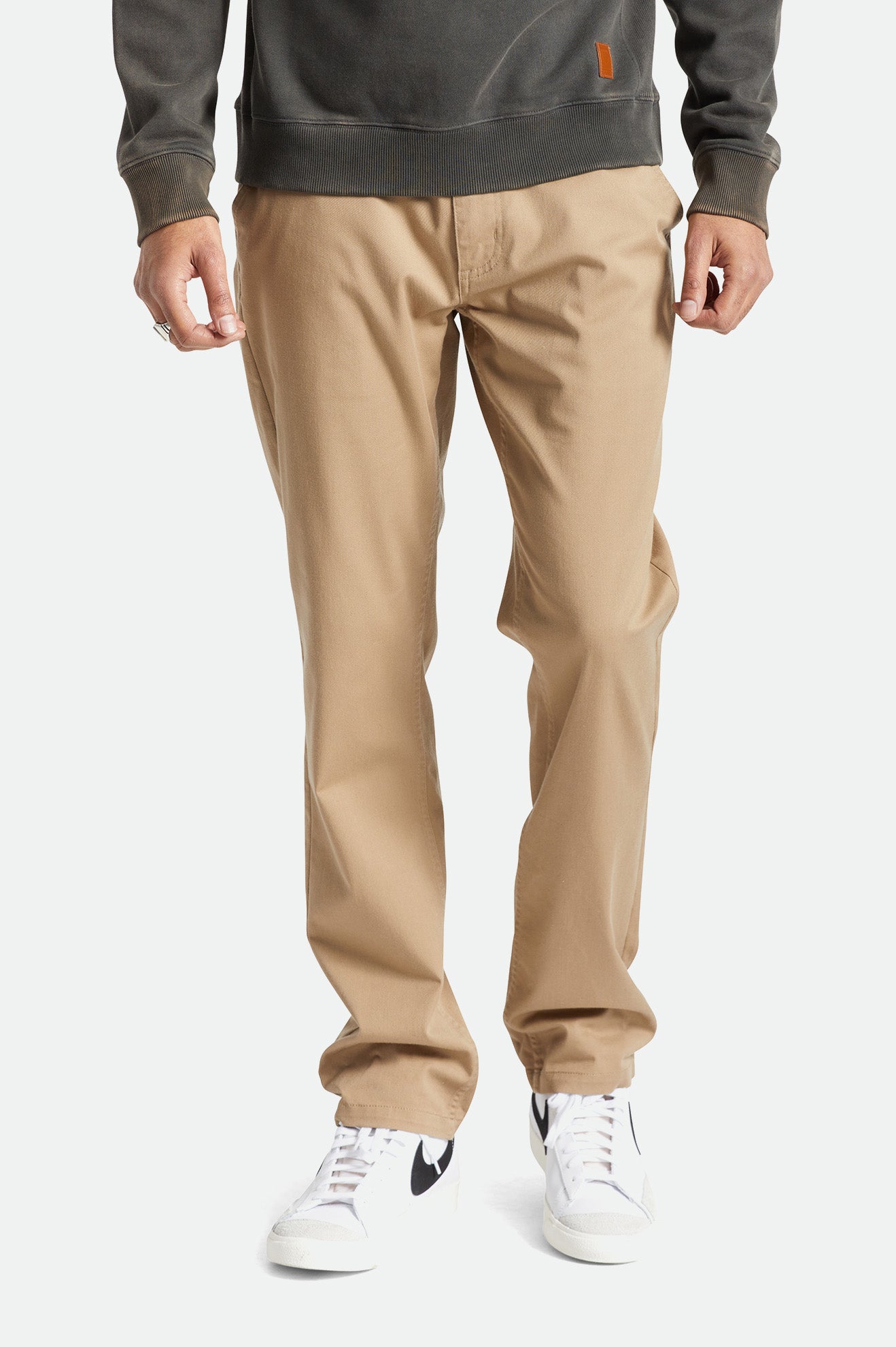 Spodnie Męskie Brixton Choice Chino Khaki | GPWMJ-4068