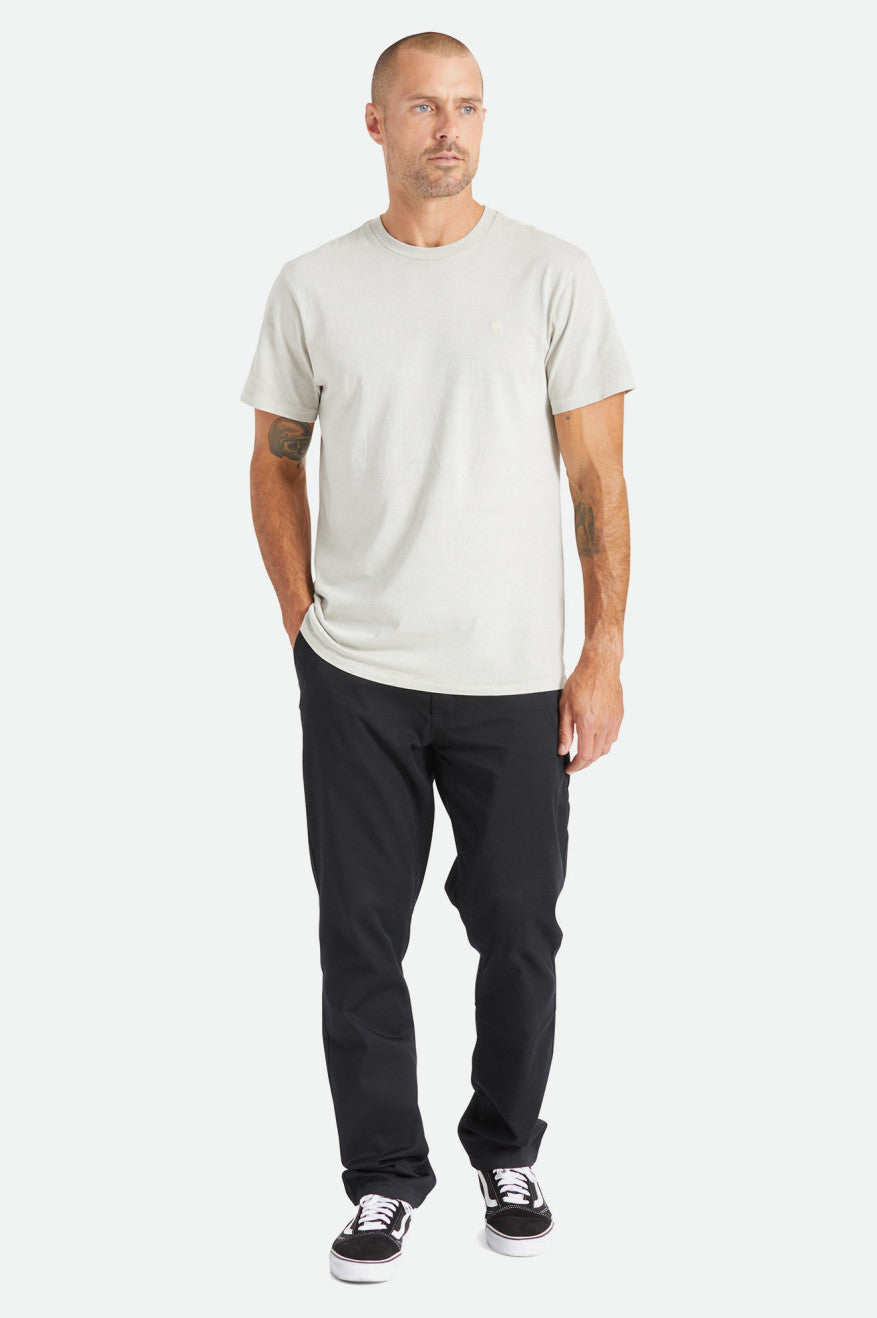 Spodnie Męskie Brixton Choice Chino Regular Czarne | GILNV-0716