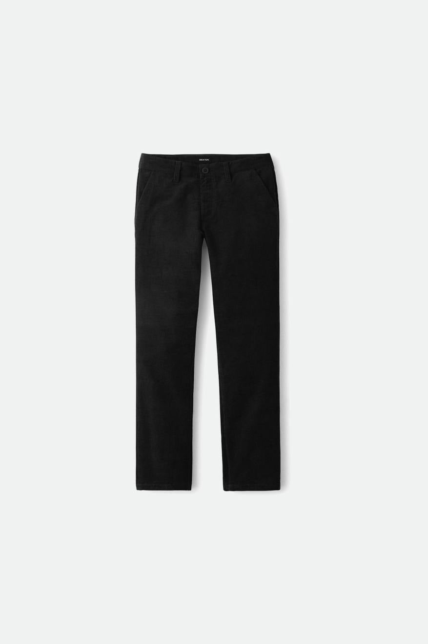 Spodnie Męskie Brixton Choice Chino Regular Czarne | GILNV-0716