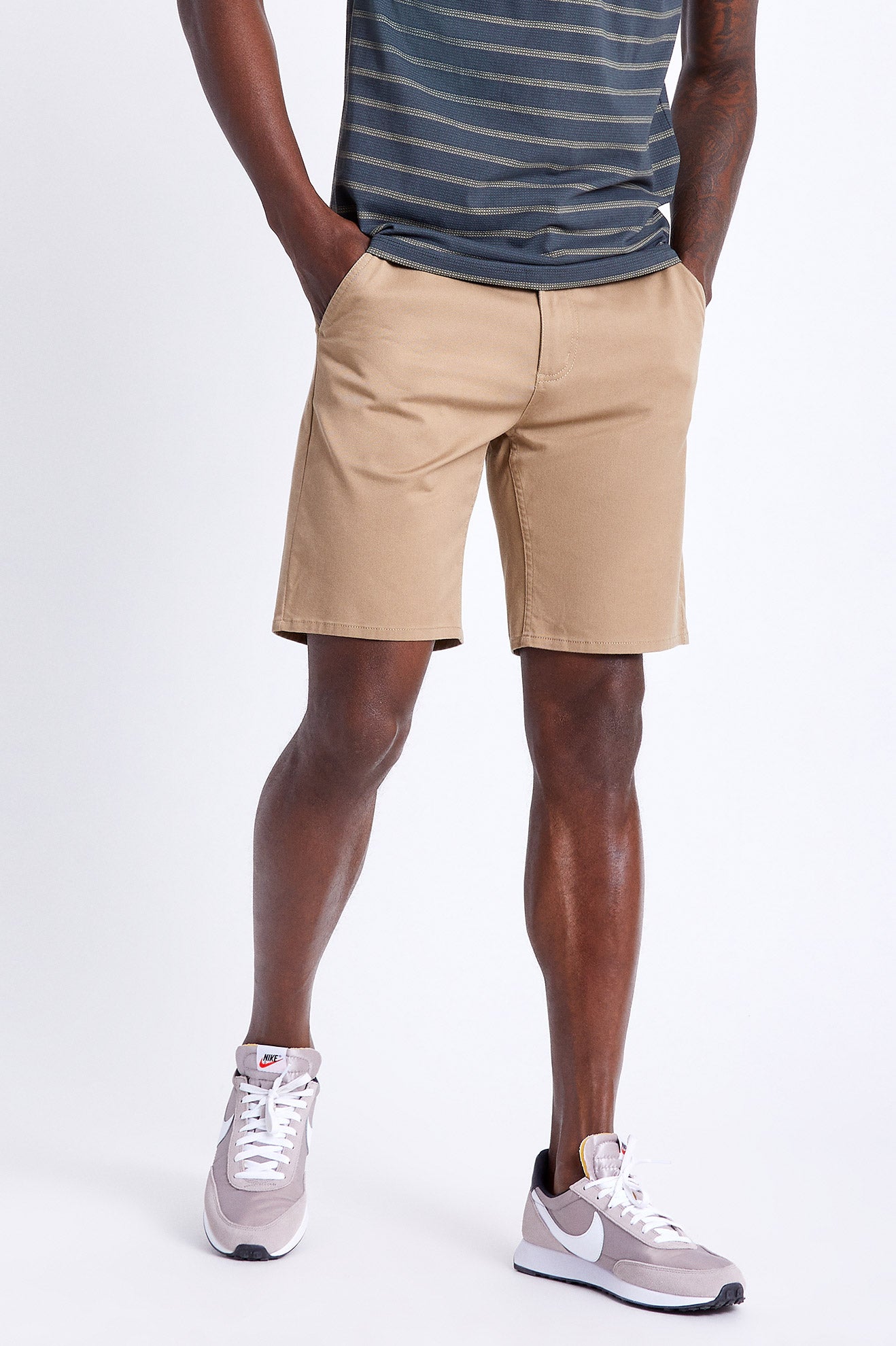 Szorty Męskie Brixton Choice Chino Khaki | XTSIQ-1678